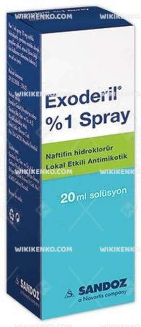 exoderil 1 sprey çözelti